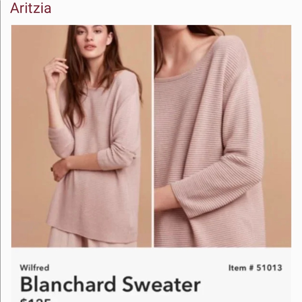 Wilfred Blanchard tunic Sweater linen blend